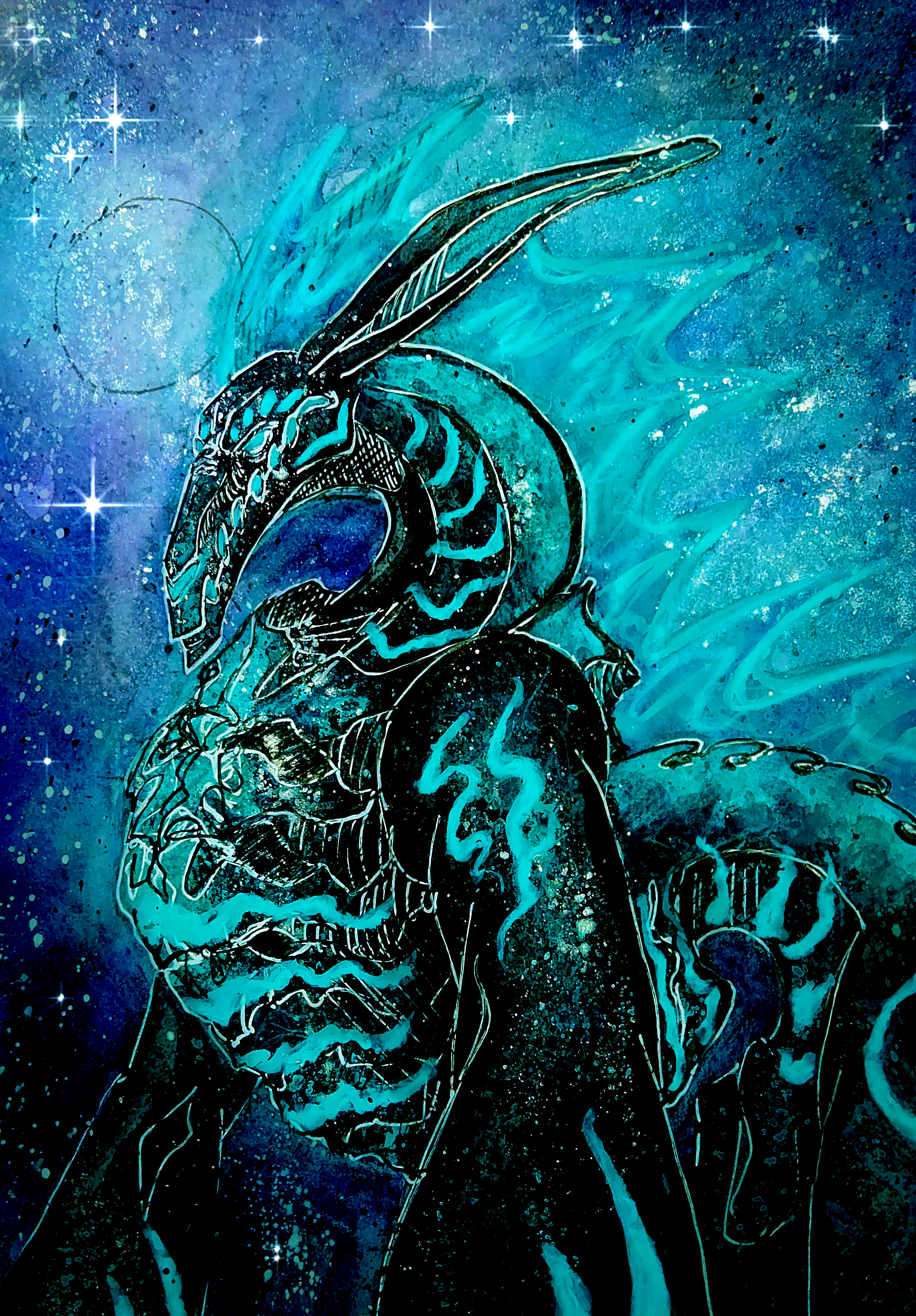 Полуночный 2 официальная иллюстрация от Ксении для книги Клыки тьмы Ренессанс