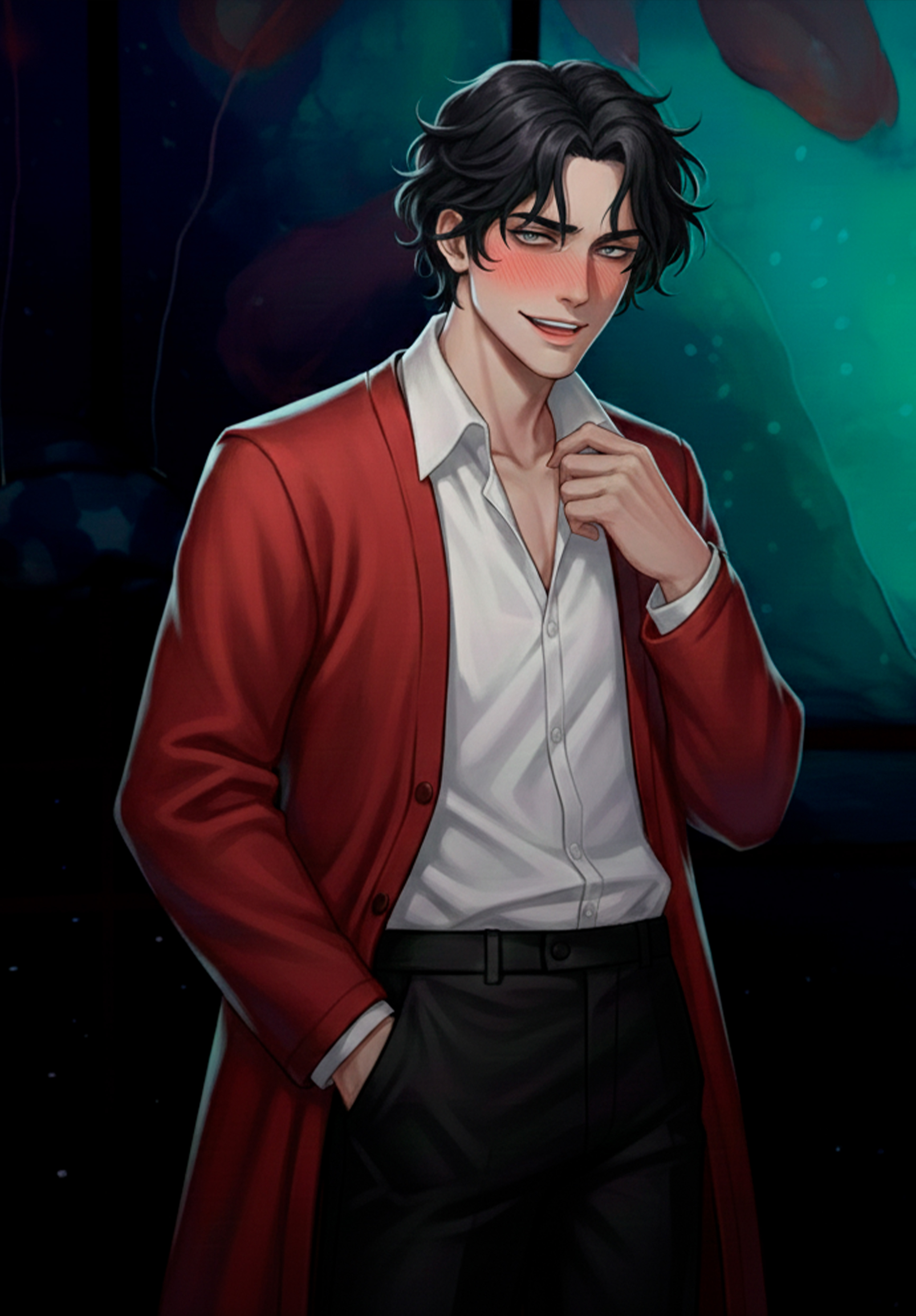 Кокетливый Майкл Радоу. Арт фэндом Клыки тьмы.