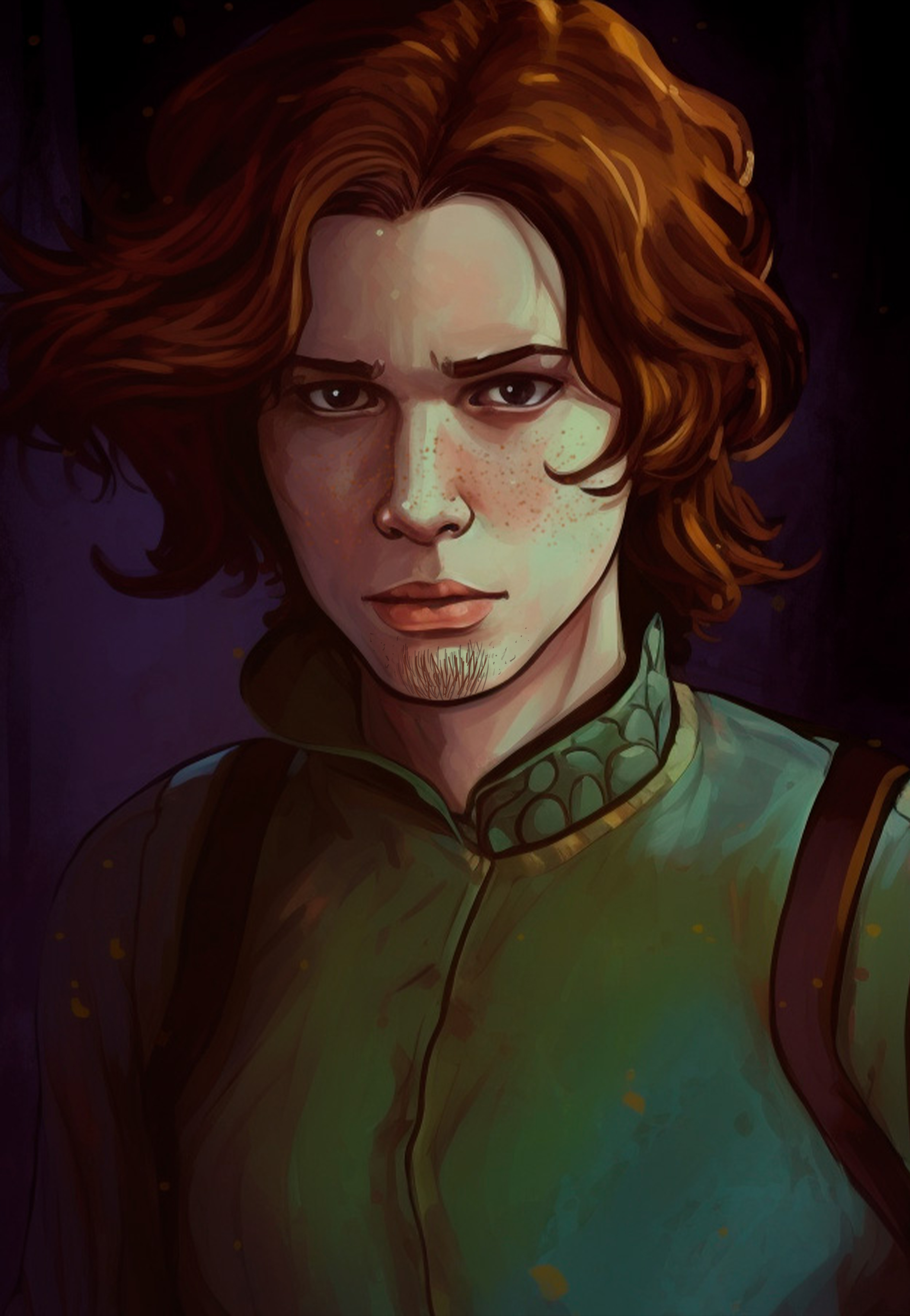 Сэм Дайлли. Новая Иллюстрация к книге "Тайна маски". Маска Спейса. 