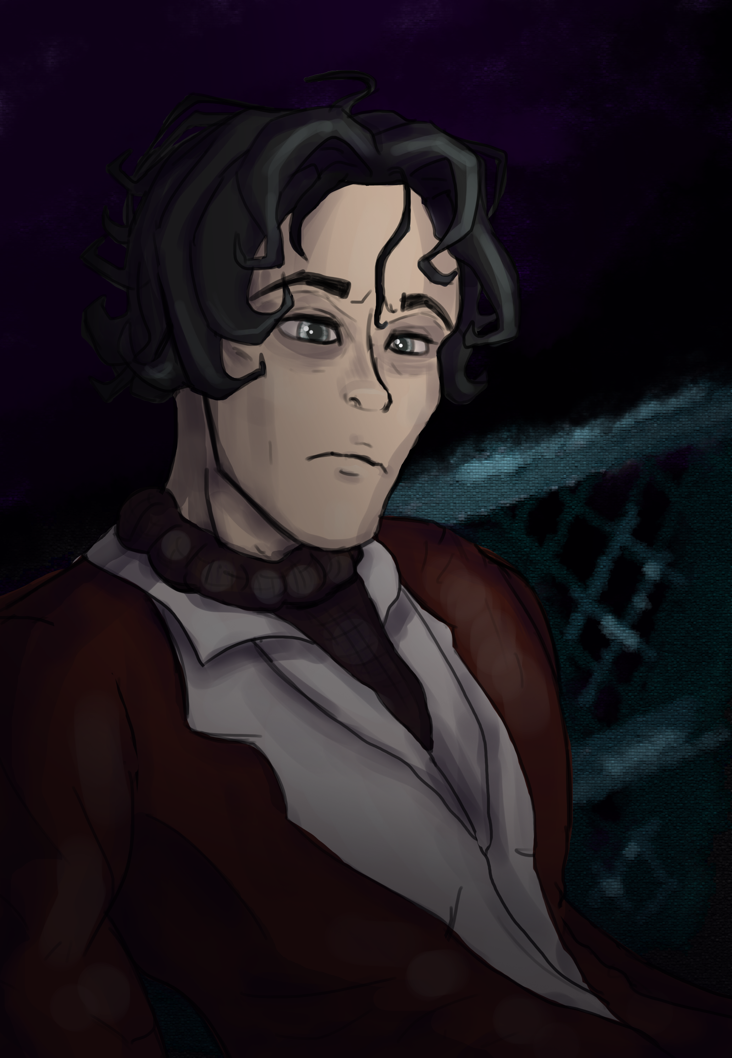 Майкл Радоу. Иллюстрация к книге "Тайна маски". Роботостроительный завод Искра.