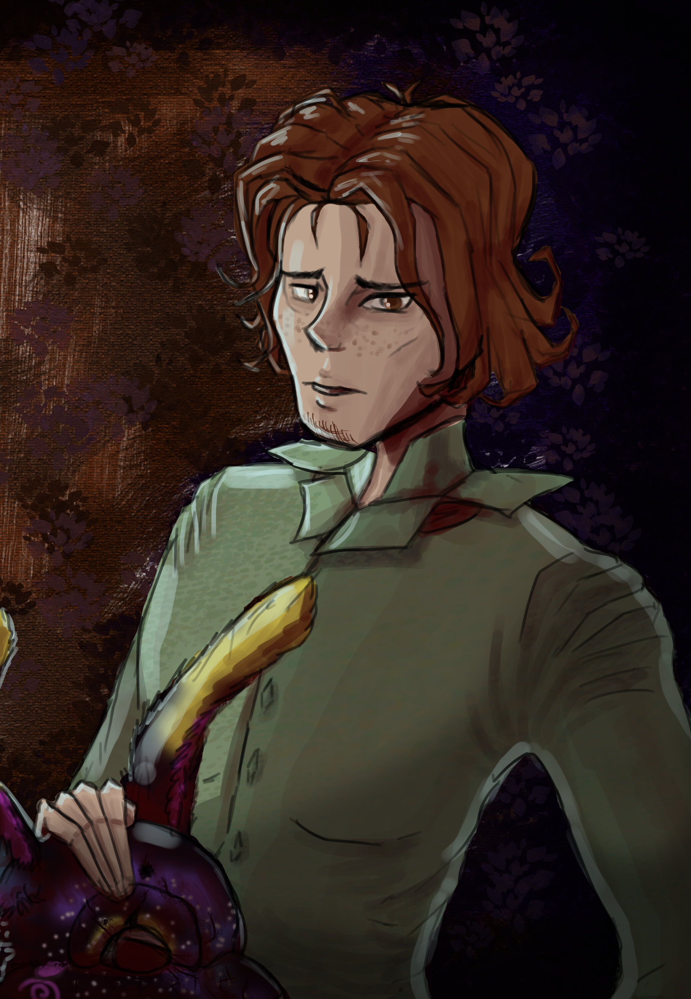 Сэм Дайлли. Иллюстрация к книге "Тайна маски". Маска Спейса. 